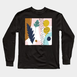 Abstract Spring Pattern Long Sleeve T-Shirt